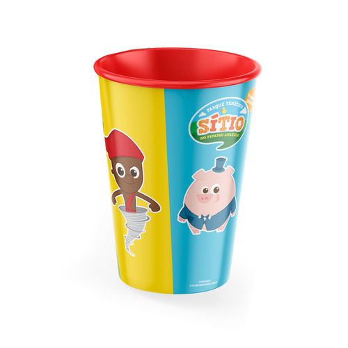 Copo Vermelho Personagens Sítio do Picapau Amarelo