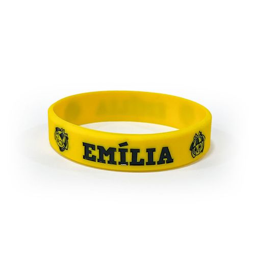 Pulseira de Silicone Emília